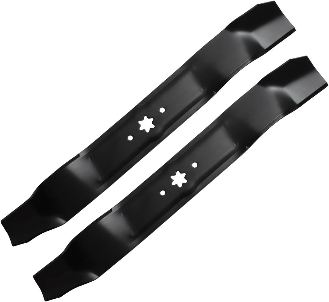 (2 Pack) Replacement Mulching Lawn Mower Blades for MTD/Cub Cadet/Troy Bilt 942-04126 942-0616 942-0616A 942-04087 742-04126 742-0616 742-0616A 742-04087 - Fits LT1040 LT1042 LT4200, 42 Deck Mower (2 Pack) Replacement Mulching Lawn Mower Blades for MTD/Cub Cadet/Troy Bilt 942-04126 942-0616 942-0616A 942-04087 742-04126 742-0616 742-0616A 742-04087 - Fits LT1040 LT1042 LT4200, 42 Deck Mower