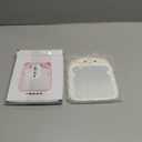 TBWHL Cute Table Desk Mirror Cartoon Cat Mirror for Desk, Desktop Mirror with Stand for College, Hanging Vanity Makeup Mirror for Dorm, Bedroom, Office Cubicle (White Cat)