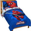 Marvel Spiderman 'Regulator' Toddler 4 Piece Bed Set (Blue)