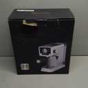 Mecity 20 Bar Espresso Machine with Milk Frother, Brushed Stainless Steel Shell, 37 fl.Oz Water Reservoir, Coffee Maker For Espresso, Latte, Mocha, Americano. 1400W