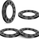 EVIL ENERGY 6x135 to 6x5.5 Wheel Spacers 1/2" (12mm) Compatible for 2001-2019 Silverado 1500, 6x135 mm/6x139.7 mm 6 Lugs 108mm Hub Bore Unequipped with Bolts Black, Not Hubcentric