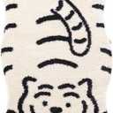 Cute Bath Mat Kawaii Animal Tiger Rug Water Absorption Non Slip Mat Soft Machine Wash Rug Mat for Bedroom Bathroom Toilet Floors Kitchen 24x35 (White)