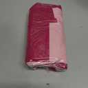 48" Giant Glitter Inflatable Swim Floats with Large Cup Holder Jumbo Pink Striped Pool Ring Fun Print Pool Lounger Tube for Adult Summer Swimming Beach Party Supplies
