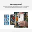 SAMSUNG Galaxy S23+ Plus Frame Phone Case, Dual Look Protective Cover w/ 2 Interchangeable Blackplates Including Clear and Card Slot Holder, US Version, EF-MS916CWEGUS, White