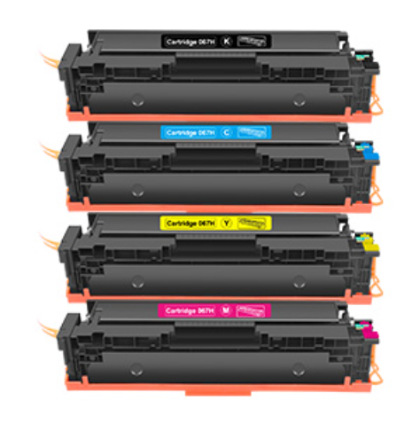 Toner Cartridge 4 Pack  067Y, 067M, 067C, 067BK