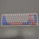 Redragon K709 PRO 65% Wireless Gasket RGB Gaming Keyboard, 68 Keys Hot-Swap Compact Mechanical Keyboard w/Free-Mod Socket, 5-Layer Noise Dampening & Round PBT Keycaps, Quiet Custom Linear Switch (Mint Mambo Switch, Wonder Pink & Blue)