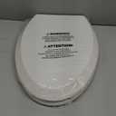 Quick Flip Toilet Seat with Built-in Potty & Splash Guard for Toddler Training, Slow Close - Jool Baby (Elongated)