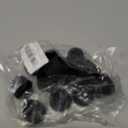 VOCOMO 3/4" Round Rubber Chair Leg Tips Caps, Chair Leg Floor Protectors Furniture Legs Caps Non Slip Reduce Noise for Hardwood Floors (Black, 12 Pack)