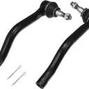 X AUTOHAUX 2pcs Front Outer Tie Rod End Links Suspension Steering Tie Rod End ES800357 ES800358 for Nissan Altima 2007-2015 for Nissan Maxima 2009-2018