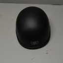 Motorcycle Half Helmet, DOT Approved Adult Men Women Retro Open Face Bike-Helmets, Bicycle/Skateboard Helmet for Adults, Bike, Skate, Scooter, Longboard Half Shell Helmet (Matte Black+Y, Medium)