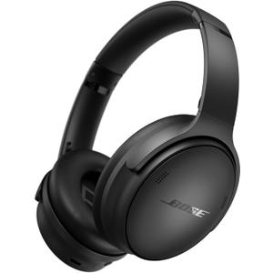 Bose QuietComfort Wireless Noise Cancelling Headphones, Bluetooth Over Ear Headphones with Up to 24 Hours of Battery Life, Black 