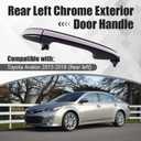 Rear Left Chrome Exterior Door Handle Fit for Toyota Avalon 2013-2018 | Driver Rear Outside Door Handle Compatible with 2013 2014 2015 2016 2017 2018 Toyota Avalon