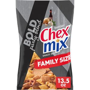 Chex Mix Bold Party Blend Savory Snack Mix, Snacks, Family Size, 13.5 oz (EXP 04/14/26)