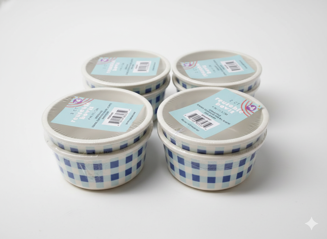 2CT reusable bowls 4in DISTRIBUTED BY SEASONAL CELEBRATIONS, FORT MILL (4Pack)