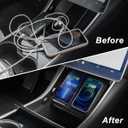 TAPTES for Tesla Model 3 Wireless Charger [2020 Version], Wireless Phone Charging Pad M3 Accessories for iPhone 14/13/12Pro/12/Enabled Phones-Compatible for Tesla Model 3(Before Jun 2020)