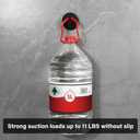 2 x SVG HOME Suction Cup Hooks for Shower 2 pcs Removable, Stainless Steel 304, for Most Household Walls Shower Hooks Suction Cup Towel Hooks for Bathrooms Door Hanger Hook Wall Hook (Black)