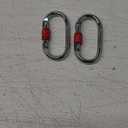 Carabiner Clip  UIAA Certified 25 kN 5620 LB, Large Heavy Duty Carabiners for Climbing: Oval-Shape, Screw Locking Steel Caribeener Clips, Hammocks, Hiking, Camping  Durable & Tested