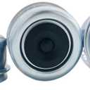 2-3/8" Dust Cap Grease Cover Axle Dust Covers Dust Cap Hub Dust Cap Cup Grease Cover & Rubber Plugs for 2.44 Dexter EZ Lube Camper Axle Trailer Axle & Outer Bearing LM67048 15123(4 Pack)
