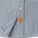 Dubinik Flannel Shirt for Men 100% Cotton Mens Flannel Shirts Long Sleeve Plaid Soft Casual Button Down Shirt Men (Gray, XXL)