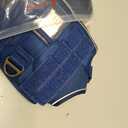 rabbitgoo Tactical Dog Harness for  Dogs, No Pull Military Service Vest with Handle & Molle, Easy Control for Training Walking, Adjustable Reflective Straps, Blue, Large