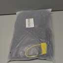 ZOMVA Plus Size Sparkly Wrap Dress 3/4 Sleeve Firework Glitter Bodycon Dresses Wedding Guest Cocktail Evening Party (Black, XXXL)