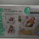 Ingenuity Keep Cozy 3-in-1 Grow with Me Vibrating Baby Bouncer Seat & Infant to Toddler Rocker, 0-30 Months Up to 40 lbs (Madi)