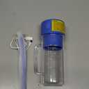 New Bottle Blender Portable Juicer Extractor Electric Mini Juicer Fruit Shake Blender Crushed Ice Lemon Juicer (Blue)