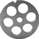 #12 Stainless Steel Meat Grinder Plate Discs Blades Compatible with FGA Food Chopper and Hobart, Cabelas, Weston, LEM, MTN Meat Grinders,Cutting Disks Heavy Duty (18/25 Hole Plate)