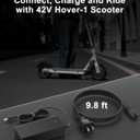 VHBW 42V 2A Electric Scooter Charger, Compatible with Hover-1 36V Battery Scooters (Highlander, Dynamo, Gambit, Helios & More), 5.52.5mm DC Round Plug, Not Compatible with 29.4V or 3-Prong/XLR Models