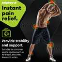 Waterproof Kinesiology Tape - 3 Rolls - Knee Support & Muscle Pain Relief - 16.4 ft Uncut Sports Kinetic Tape for Joint Stability - 50 Instructional Videos (Mixed)