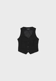 Vest Medium Formal Business Waistcoat Black 3 Pack Small