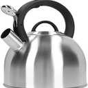 3L Stainless Steel Whistling Tea Kettle, Fast Heating, Anti Scald Handle, Whistle Alert, Large Capacity for Home Use