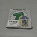 Tagging Gun for Clothing, Fine Stitch Mini Stitch Gun for Clothes,Stitch Quick Clothing Fixer Sewing Quilting Hemming Quick Stitch with 2 Needles,1500 Black & 1500 White Micro Fasteners (Greend and White Grip)