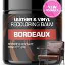 Leather Recoloring Balm, Color Restorer, Scratch Remover, Couch Paint and Repair, Leather Balm for Couches (Bordeaux)
