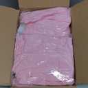 ManMengJi Folding Chair Covers, Spandex Folding Chair Cover 6 PCS Light Pink, Party Chair Covers Universal Chair Slipcovers for Banquet Wedding Event