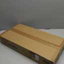 HOXWELL Garage Tire Stops for Garage Floor High-Visibility, 2 Pack 3.1" Higher Block Bumpers for Parking Car SUV Truck, Heavy Duty Car Wheel Stopper for Driveway Outdoor, Easy Installation