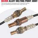 Oxygen Sensor for Toyota for Sienna 2017 2018 2019 2020 3.5L V6, for Toyota for Sienna O2 Sensor Upstream Downstream Set of 4, O2 Sensor Replacement 250-241180 250-241209 250-54007 250-54059