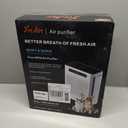 FreAire Air Purifiers for Home Large Room Up to 2600 Ft, HEPA Air Purifier with Washable Filter & Air Quality Display, Powerful Turbo Mode Air Cleaner for Pet Hair Odors Smoke Dust, HAP605 White