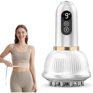 Lymphatic Drainage Massager & Anti Cellulite Massage Tool, Helps Reduce Stretch Marks & Cellulite, for Legs, Arms & Belly, Body Sculpting Machine with Microcurrent, Light, Heat & Vibration