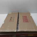 40x30 Inch Black Bathroom Mirror for Wall, Thick Metal Framed Rectangle Mirrors for Over Sink, Bedroom, Living Room, Entryway, Anti-Rust, HD Tempered Glass