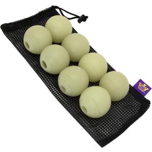 Chew King Glowing Fetch Ball, Dog Ball Toys, 8-Pack Balls