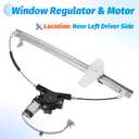 Vurkcy Rear Left Driver Side Power Window Motor with Regulator Compatible with Nissan Armada 2005-2015/ Nissan Titan 2004-2015/ Nissan Pathfinder Armada 2004, Replace OE 748-980