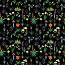 BaoHArtHome Dark Green Wildflower Vintage Wallpaper 17.7in x 6.6ft Contact Paper for Cabinets and Drawer Liner Dresser Self Adhesive Botanical Small Floral Vinyl Wallpaper