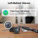 3 x 2026 New [Apple MFi Certified] Air Tracker Tags-4 Pack (iOS Only), Tukio Bluetooth Tracker for Apple Find My, Replaceable Battery, Key Finder and Item Locator Smart Tag for Keys, Bag, Luggage and More