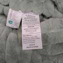 Smoofy Fluffy King Size Comforter Set 3 Pieces - Sage Green Fleece Fluffy Comforter Set, Luxury Fuzzy King Bedding Set, Soft King Bed Set All Season, Heavy Faux Fur Comforter with 2 Pillow Cases