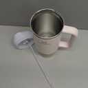 STANLEY Quencher H2.0 Tumbler with Handle and Straw 40 oz | Flowstate 3-Position Lid | Cup Holder Compatible for Travel | Insulated Stainless Steel Cup | BPA-Free | Fluted Cream Gloss