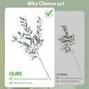 35inch Artificial Olive Branches for Vases,3pcs Bendable Faux Olive Branches with Fruits,Greenery Stems for Living Room Home Decor,Coffee Table Decor(Vase Not Included)