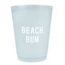 Santa Barbara Design Studio Party Cups Face to Face Designs BPA-Free Plastic Frost Cups, 16-Ounces, Beach Bum, 8-Count