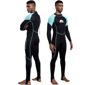 XUKER Women Men Wetsuit 2mm 3mm, Neoprene Wet Suits Front/Back Zip in Cold Water Full Body Dive Suit for Water Sports (3X-Large)