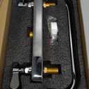 BWE Kitchen Faucet Wall Mount Commercial Sink Faucet Kitchen Utility Laundry 8 Swivel Spout 2 Dual Handle Restaurant Chrome Mixer Tap